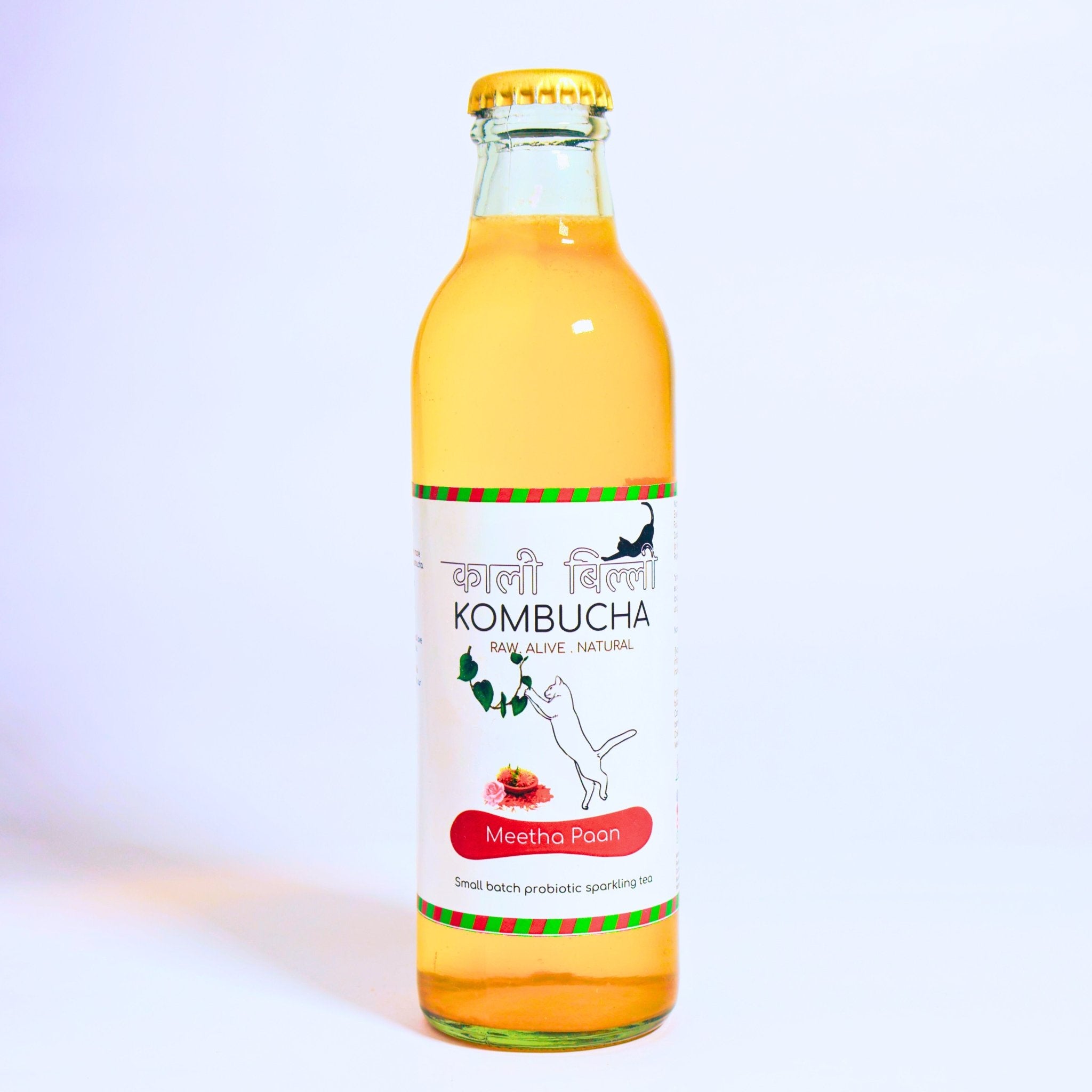 Metha Paan Kombucha 250ml | Refreshing Probiotic Fermented Tea – Health & Energy Drinks on Brown Living™. SKU: KBKMP. Img 2.
