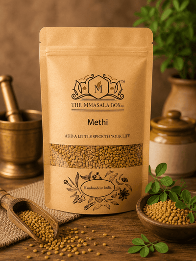 Methi Dana (Fenugreek Seeds) – Premium Whole Spice for Cooking – Seasonings & Spices on Brown Living™. SKU: 00O. Img 5.