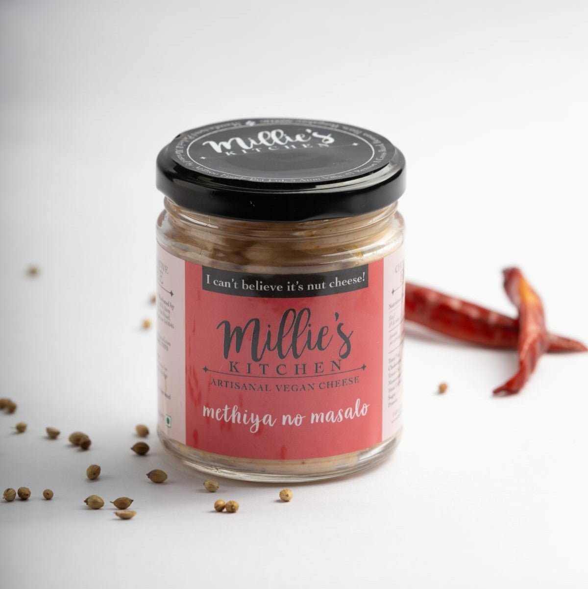 Methiyano Masalo – Spicy Cheese Spread with Chili, Garlic & Jalapenos – Jams & Spreads on Brown Living™. SKU: SC07MM. Img 1.