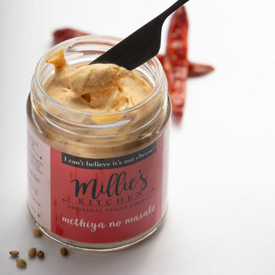 Methiyano Masalo – Spicy Cheese Spread with Chili, Garlic & Jalapenos – Jams & Spreads on Brown Living™. SKU: SC07MM. Img 2.