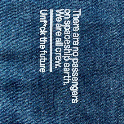 Mid Indigo Half - Sleeved Cotton Shirt for Men – Men Shirt on Brown Living™. SKU: UNBHUSH1001002SN. Img 3.