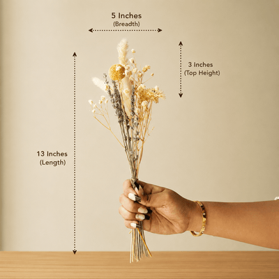 Midnight Bloom Decorative Vase with Dried Botanicals – Vases on Brown Living™. SKU: V-412. Img 1.