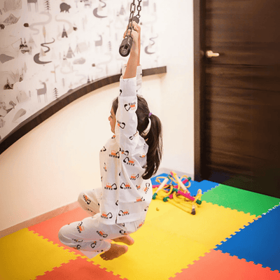 Mighty Bulldozer - Unisex Kids Cotton Nightwear – Kids Pyjamas on Brown Living™. SKU: MITHNW-023-1. Img 1.