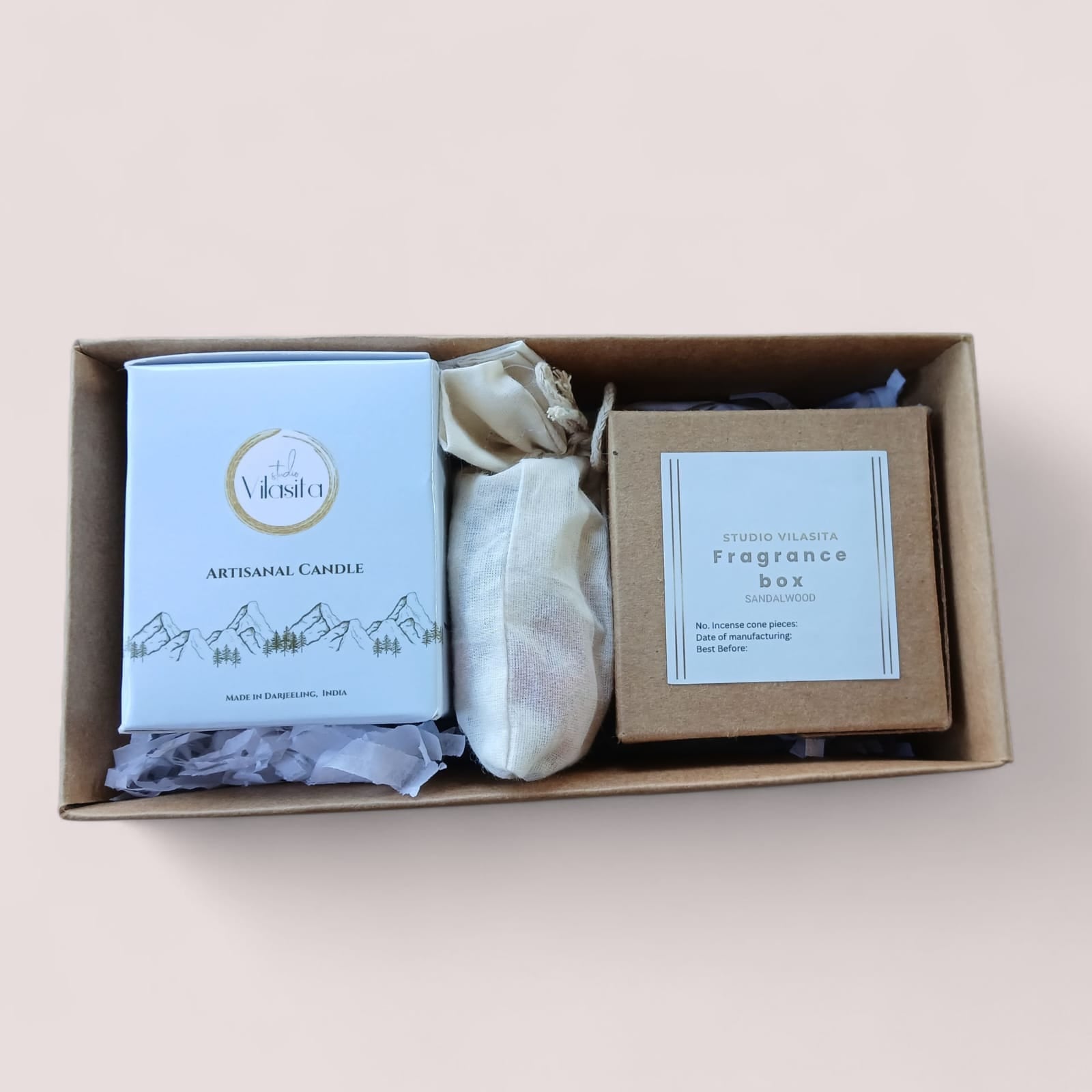 Mini Gift Box – Handmade Eco Friendly Small Gifting Box – Gift Hampers on Brown Living™. SKU: GIFT2025MINI. Img 4.