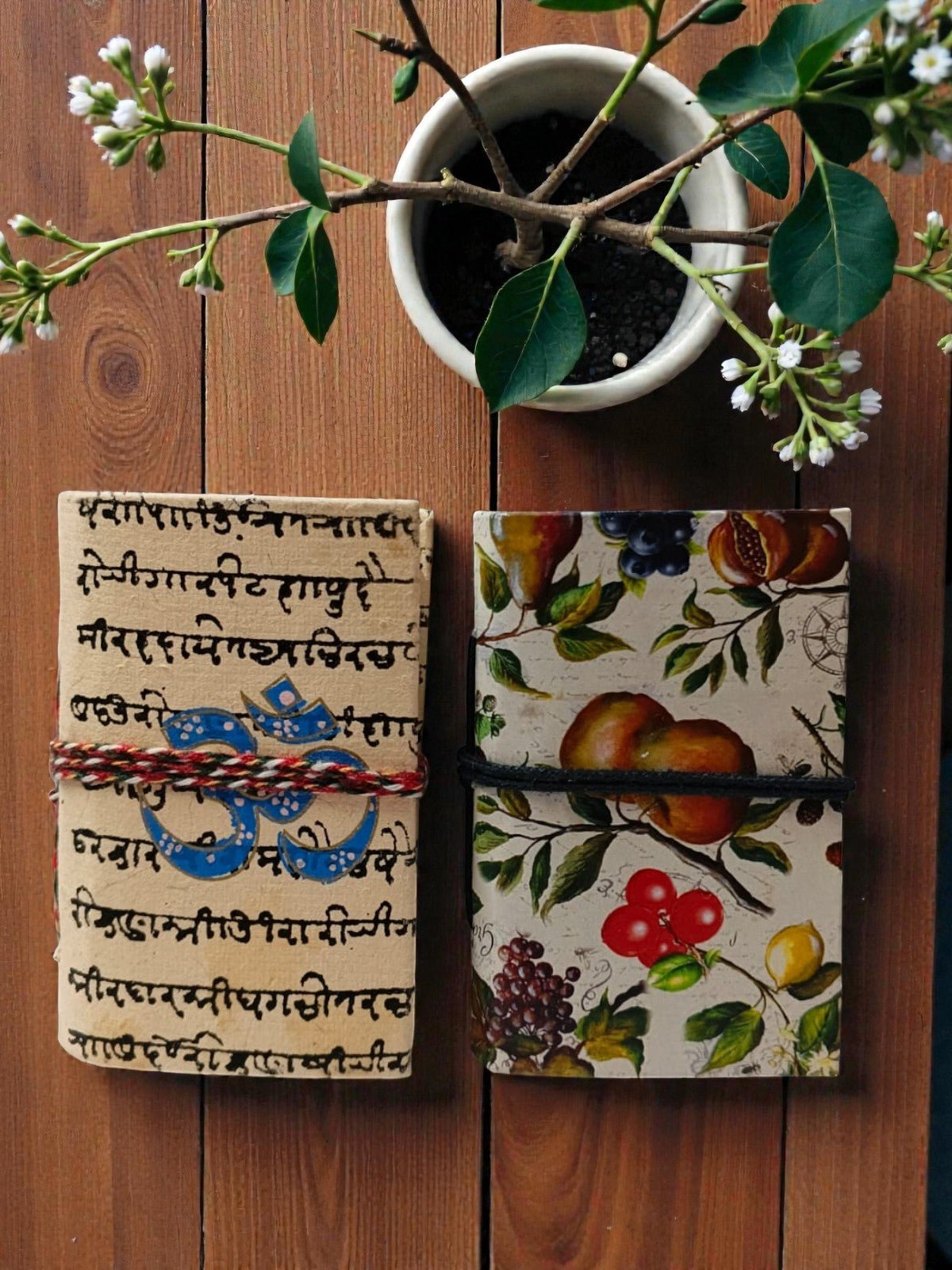 Mini Recycled Paper Journal Pack of 2 – Notebooks & Notepads on Brown Living™. SKU: OEP2533993a. Img 13.