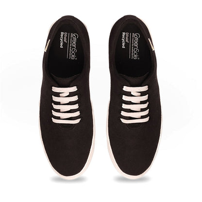 Minimal Black Mens Sneaker Lace Up | Verified Sustainable by Brown Living™