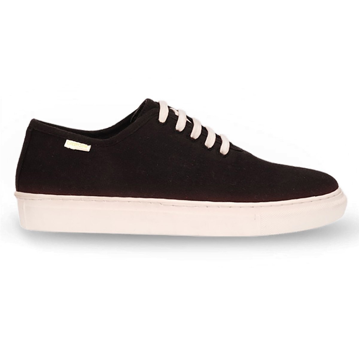 Minimal Black Mens Sneaker Lace Up | Verified Sustainable by Brown Living™