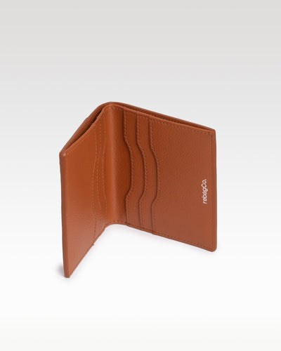 Minimal Handmade Slim Wallet for Everyday Use – Wallet on Brown Living™. SKU: BL-WAL-BRN-004. Img 12.