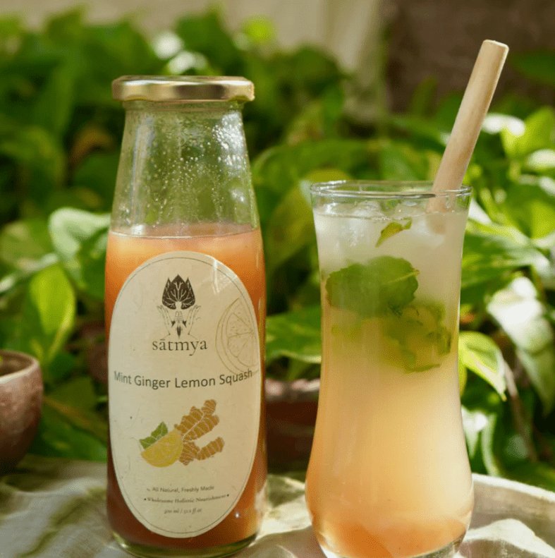 Mint Ginger Lemon Squash | Verified Sustainable by Brown Living™