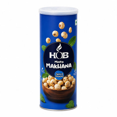Mint Makhana 60g | Roasted Fox Nuts Healthy Snack – Healthy Snacks on Brown Living™. SKU: HGE0005. Img 2.