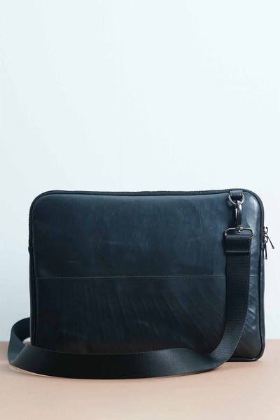 Mira Laptop Sleeve – Handmade Tube Rubber Eco - Friendly Laptop Case – Laptop Sleeve on Brown Living™. SKU: DB464. Img 2.