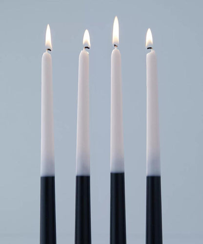 Mix & Match Tapered Candles - Black - Set of 4 | Verified Sustainable by Brown Living™