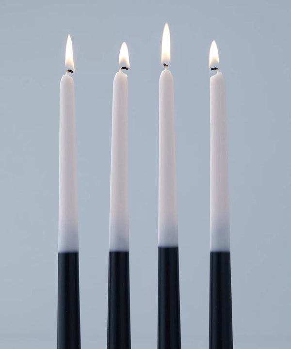 Mix & Match Tapered Candles- Black- Set of 4 | Verified Sustainable Candles Fragrances on Brown Living™