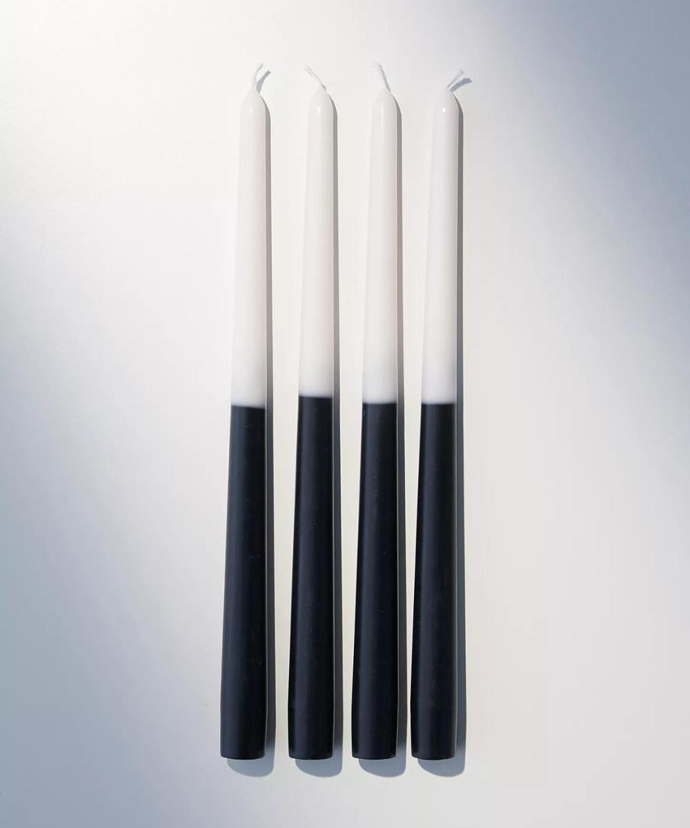 Mix & Match Tapered Candles - Black - Set of 4 | Verified Sustainable by Brown Living™