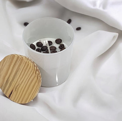 Mocha Delight Aromatic Soy Wax Candle - Pack of 1 – Candles & Fragrances on Brown Living™. SKU: BL_ASC_MD. Img 1.