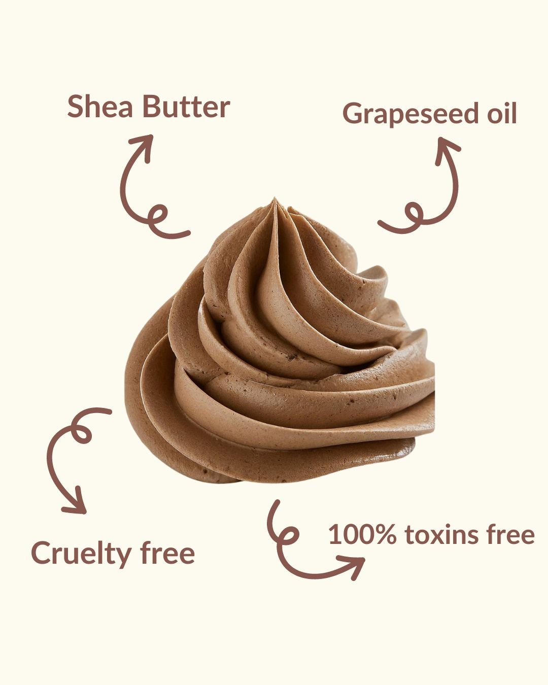 Mocha Latte Coffee Whipped Cream Soap and Body Wash | Verified Sustainable by Brown Living™