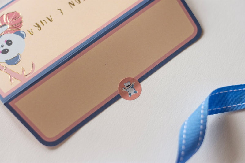 Money Envelopes - K for Koala | Bright | 350 GSM Laminated Paper | Verified Sustainable by Brown Living™