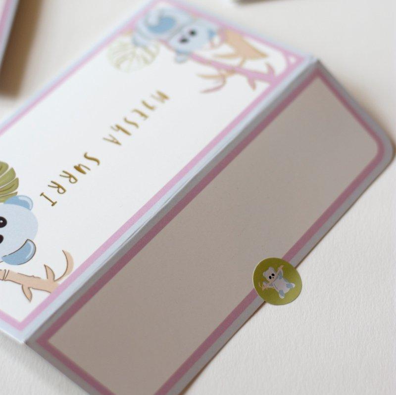 Money Envelopes - K for Koala | Pastel | 350 GSM Laminated Paper | Verified Sustainable by Brown Living™