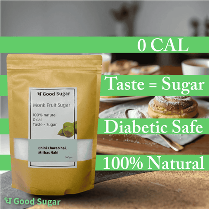 Monk Fruit Sugar | Natural Zero - Calorie Sweetener – Cooking & Baking Supplies on Brown Living™. SKU: TGS_MFS_001. Img 2.