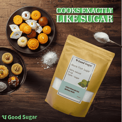 Monk Fruit Sugar | Natural Zero - Calorie Sweetener – Cooking & Baking Supplies on Brown Living™. SKU: TGS_MFS_001. Img 7.