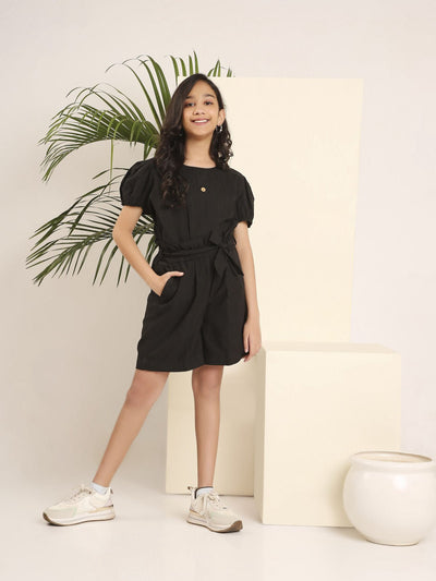 MonoChic Co - ord Shorts Set for Girls – Stylish & Comfortable Outfit – Womens Co - Ord Sets on Brown Living™. SKU: LB06-01-01. Img 2.