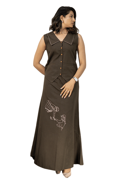 Monsoon Echoes Co - ord Set | Stylish Women’s Outfit – Womens Co - Ord Sets on Brown Living™. SKU: AAYU-0057. Img 1.