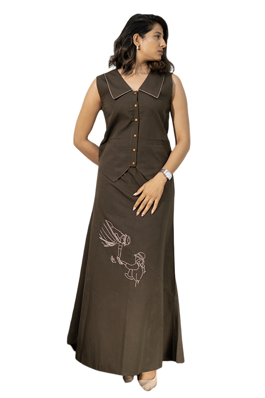 Monsoon Echoes Co - ord Set | Stylish Women’s Outfit – Womens Co - Ord Sets on Brown Living™. SKU: AAYU-0057. Img 1.