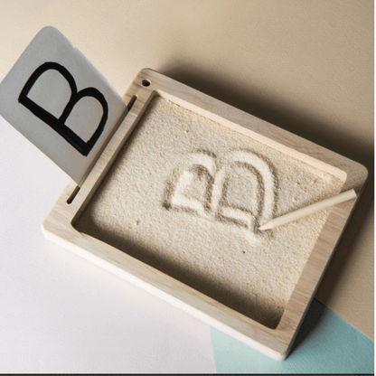 Montessori Wooden Tray and Sorter | Early Learning Activity Toy – Learning & Educational Toys on Brown Living™. SKU: TTOE005. Img 1.