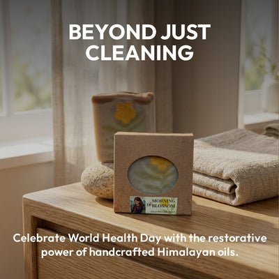 Morning Blossom Unscented Artistic Soap –Gentle Natural Cleanse | 120g – Soap on Brown Living™. SKU: LN-MB-120. Img 2.
