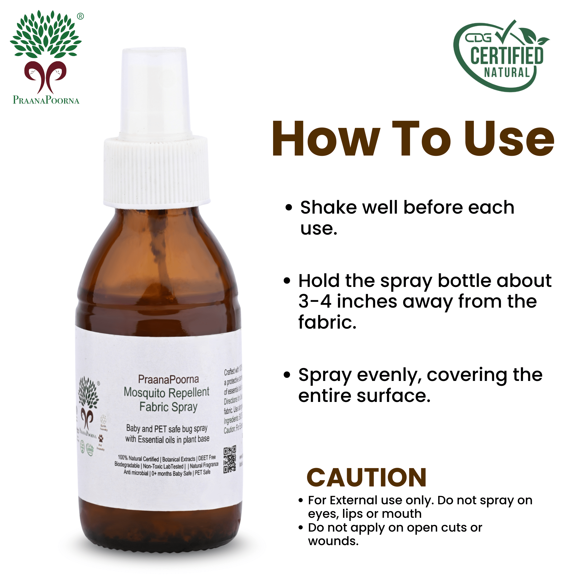 Mosquito Repellent Fabric Spray 100ml – Insect Repellent on Brown Living™. SKU: SKUA50_SS. Img 6.