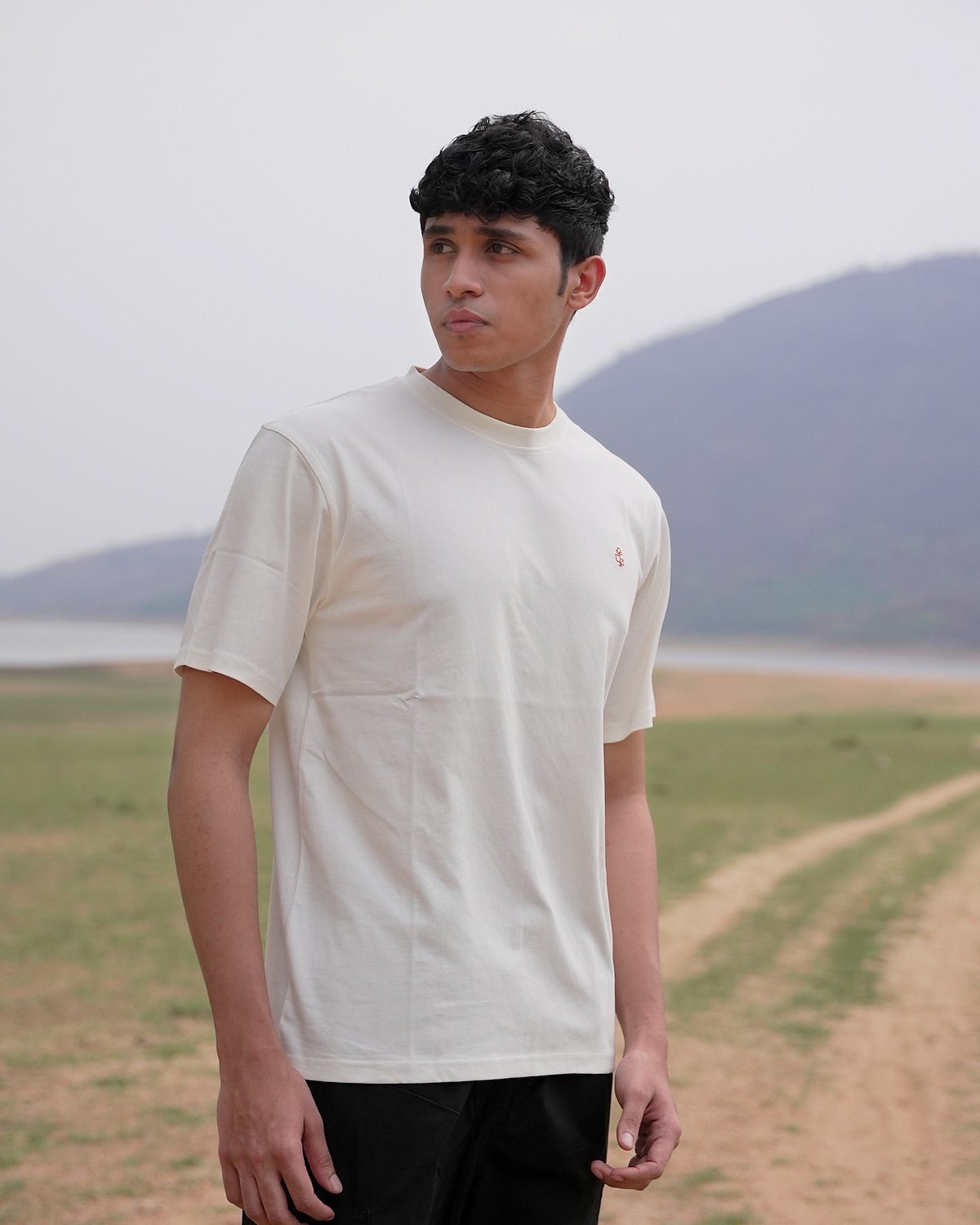Motif Organic Cotton T-Shirt | White | Sustainable Everyday Wear – Mens T-Shirt on Brown Living™. SKU: PB2512-TSH-MTW-2X. Img 15.