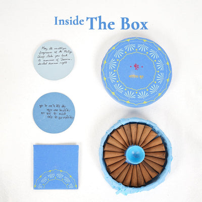 Motiya Dhoop - Pure Jasmine Incense Cones – Candles & Fragrances on Brown Living™. SKU: BFD05. Img 4.