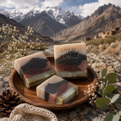 Mountain Hush | Handmade Cold Process Soap | Nature-Inspired Bath Bar – Body Soap on Brown Living™. SKU: LN-MH120-01. Img 3.