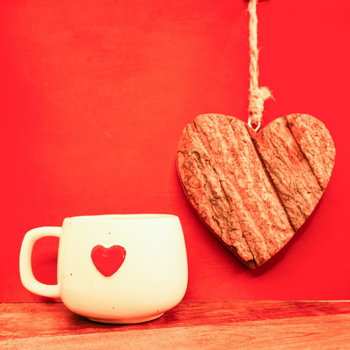 Mug of Love – Stylish Ceramic Gift Mug – Mugs on Brown Living™. SKU: S - 407. Img 4.