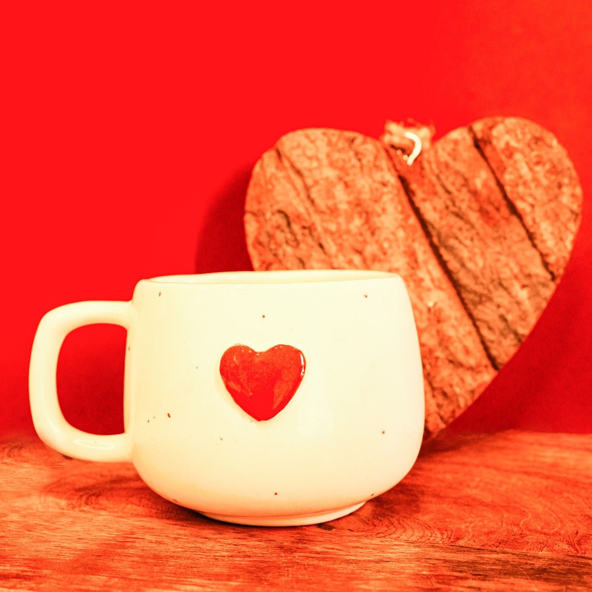Mug of Love – Stylish Ceramic Gift Mug – Mugs on Brown Living™. SKU: S - 407. Img 3.
