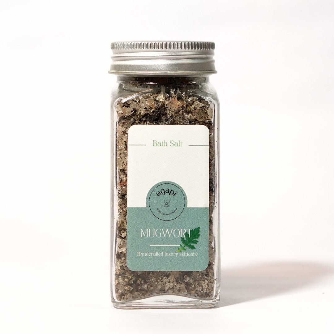 Mugwort Bath Salt - 120g – Bath Salt by Agapi available on Brown Living™. . SKU: MBS - 01. Img 1.