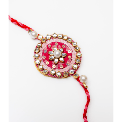 Mukta Rakhi | Handmade Designer Rakhi for Raksha Bandhan – Rakhi on Brown Living™. SKU: AM-RAK-Mukta. Img 2.
