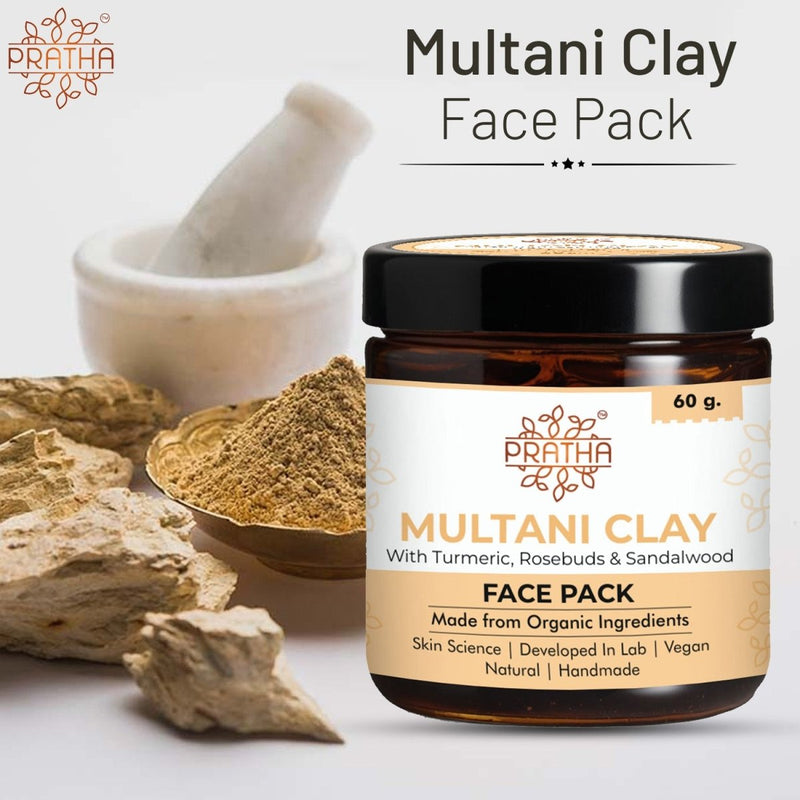 Multani Clay with turmeric and rosebuds (Pack of 2) | Verified Sustainable Face Pack on Brown Living™