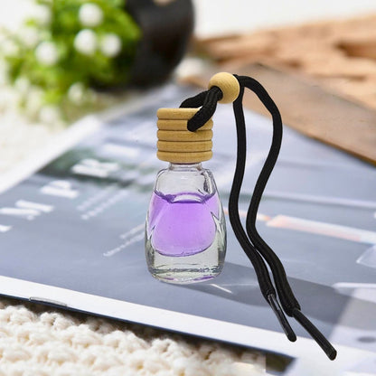 Round Car Aromatizer/ Diffuser Bottle with Essential Oil | Verified Sustainable by Brown Living™