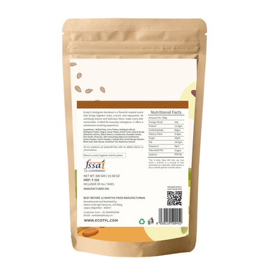 Multigrain Namkeen | Roasted Snack | Seeds & Nuts Mix | 300g – Savouries on Brown Living™. SKU: ECOTYL00056. Img 6.