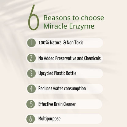 Multipurpose Bio Enzyme | Combo of 5 bottles | 250 ml each | Verified Sustainable by Brown Living™