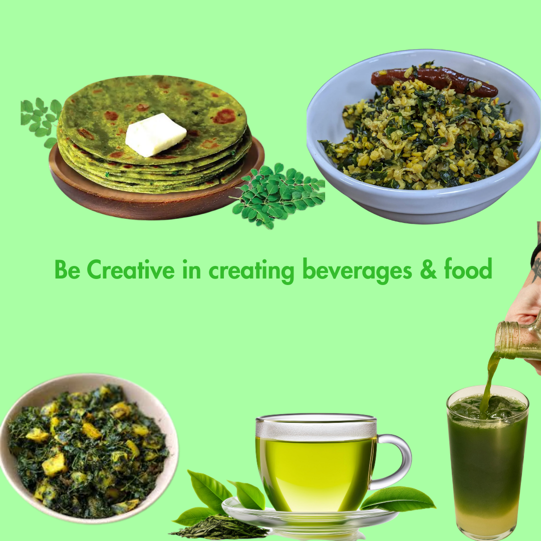 Multipurpose Moringa Tea Leaves (40g) | Pure Dried Moringa – Tea on Brown Living™. SKU: moringa1. Img 5.