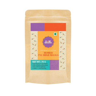 Mumbai Pav Bhaji Masala 75g | Authentic Indian Spice Blend – Seasonings & Spices on Brown Living™. SKU: HK_MPB_04. Img 1.