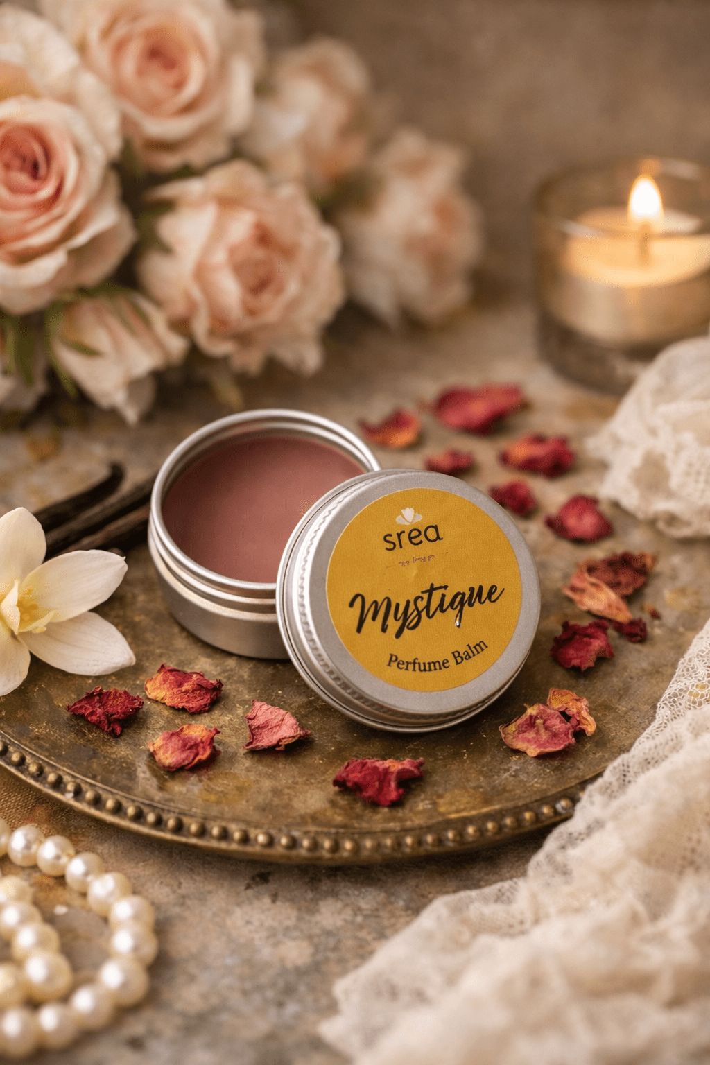 Mystique Perfume Balm | Long - Lasting Solid Fragrance – Perfume on Brown Living™. SKU: SN-PB-MS-10. Img 3.