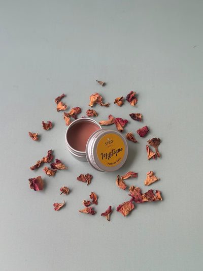 Mystique Perfume Balm | Long - Lasting Solid Fragrance – Perfume on Brown Living™. SKU: SN-PB-MS-10. Img 1.