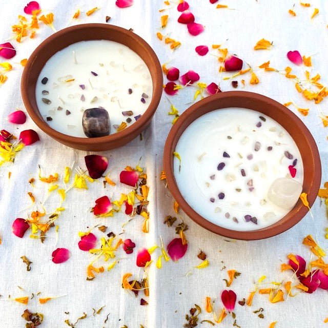 Nalika Candles | 5 wick and 7 wick | Citronella and Peppermint – Outdoor Candles by Pravaah India available on Brown Living™. 5 Wick . SKU: CAN006_A5_BL. Img 3.