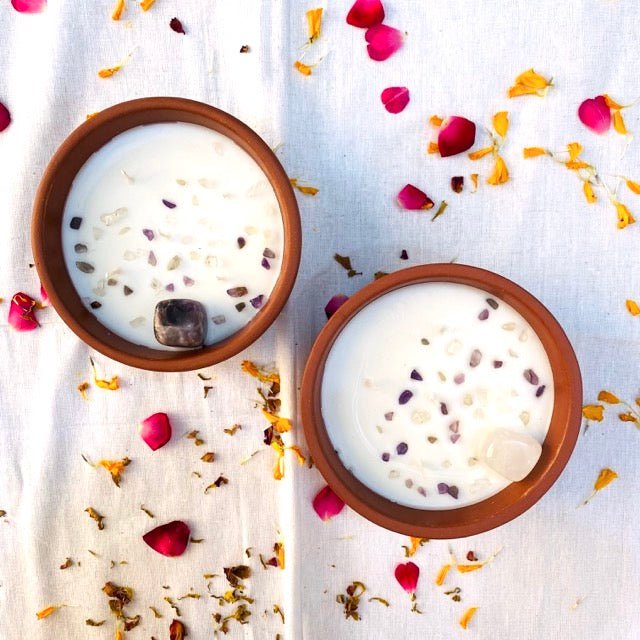 Nalika Candles | 5 wick and 7 wick | Citronella and Peppermint – Outdoor Candles by Pravaah India available on Brown Living™. 5 Wick . SKU: CAN006_A5_BL. Img 4.
