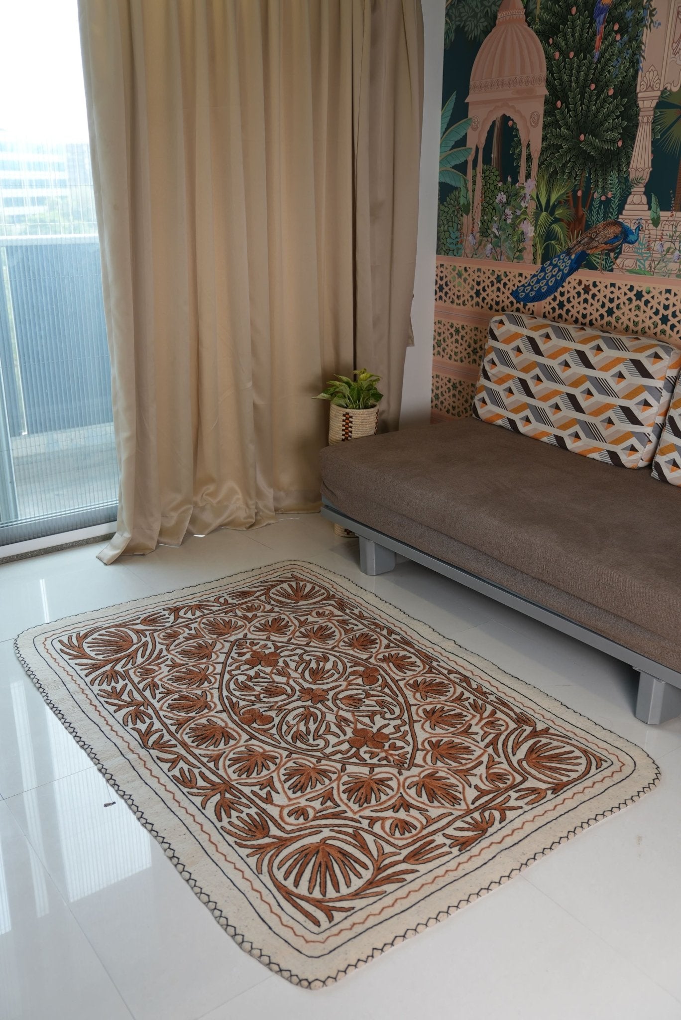 Namda Living Room Rug – Mats & Rugs on Brown Living™. SKU: b0_rug_0283. Img 21.