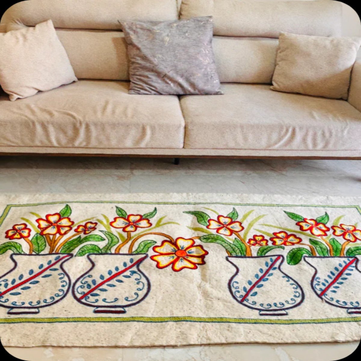 Namda Living Room Rug – Mats & Rugs on Brown Living™. SKU: b0_rug_0157. Img 1.