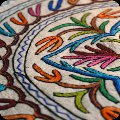 Namda Round Rug | 3 inch – Mats & Rugs on Brown Living™. SKU: b0_rug_0228. Img 10.